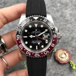 Picture of Rolex Greenwich Gmt Ii Series 2 Black Plate Black Tape 40mm _SKU0906182325511907